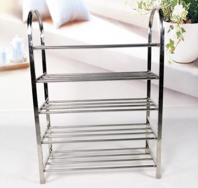 China XJ-5004 Factory Wholesale Goods Convertible 5 Layer Stainless Steel Shoes Rack Rack For Home for sale