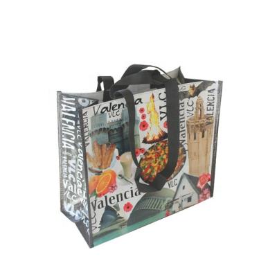 China Laminated PP Woven Reusable Shopping Bags Eco - Friendly for sale