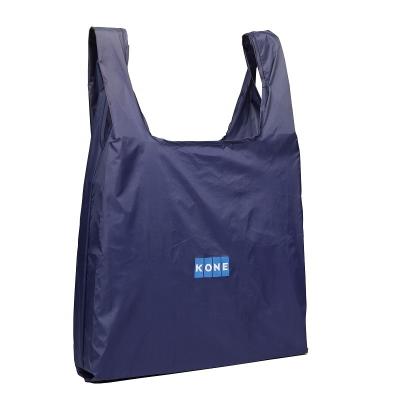 China Wholesale Custom 100% Recycled Foldable Reusable Shopping Bag Eco-Friendly Logo Promotion RPET for sale