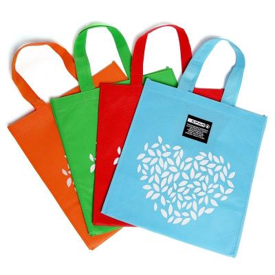 China Eco - Friendly Wholesale Recycled Non Woven Cheap Custom Logo Shopping Bags for sale