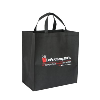 China Catering Eco Friendly Restaurant Reusable Non Woven Tote Bag for sale