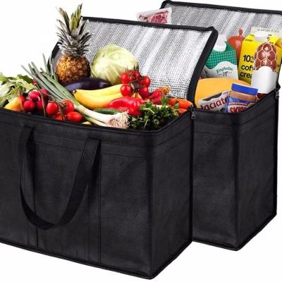 China Wholesale Waterproof Nonwoven Foldable Ice Cream Cooler Bag for sale