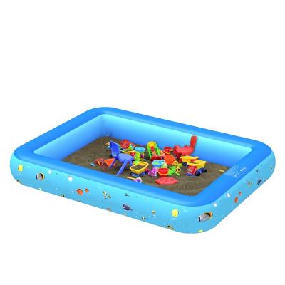 China 2021 New Summer Fun Inflatable Single Layer Custom Wholesale Outdoor Swimming Pool Water Fishing Sand Ball Pool Games For Kids for sale