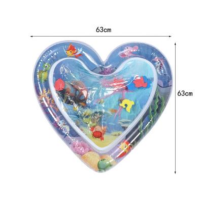 China Baby Play Mat Infants Playmat Toy Water Pad Inflatable Tummy Time Premium Water Mat Baby Play Water Play Mat for sale