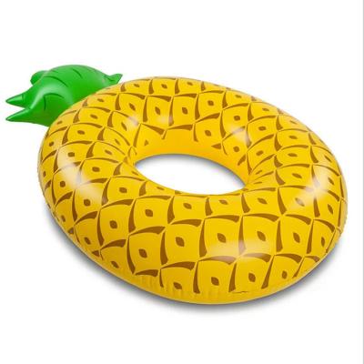 China Entertainment Inflatable Water Game Women Water Fun Pineapple Floating Float Ring For Shooting for sale