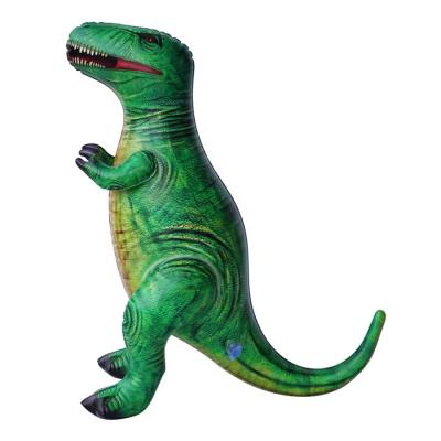 China Soft Toy Custom Small Inflatable Green Dinosaur Toy Inflatable Animals 3D Design Inflatable Animal Toys for sale