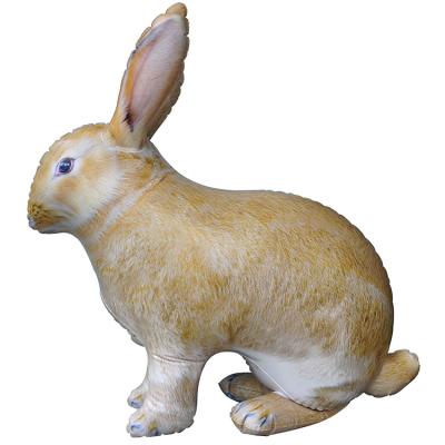 China Realistic Inflatable Toy Inflatable Rabbit Toy Gift Animal Toy For Kids Knowing The World for sale