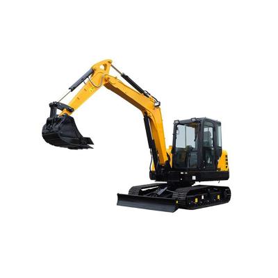 China Hotels SY55C 5.5T Medium Crawler Hydraulic Excavator Earthmoving Machinery 6 Ton Digger for sale