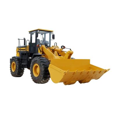 China Hotels 3 Ton Small Front End Loader 636D Mini Wheel Loader with Grass Grapple in Stock for sale