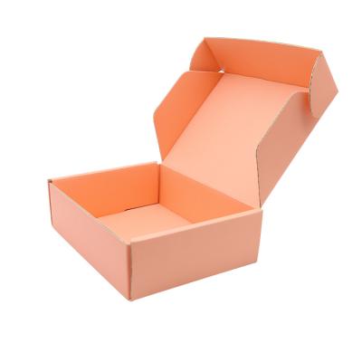 China Recycled Materials Corrugated Cardboard Mailing Gift Box Custom Logo Paper Shipping Packaging For Shirt Clothes Pants Dress for sale