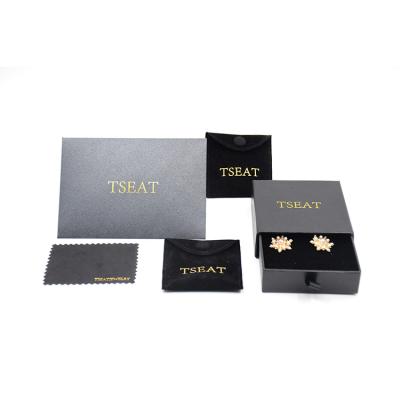 China Recyclable Custom Jewelry Box Sets Size Drawer Mailing Box Paper Card Hot Stamp For Gift Jewelry Stainless Steel Jewelry for sale