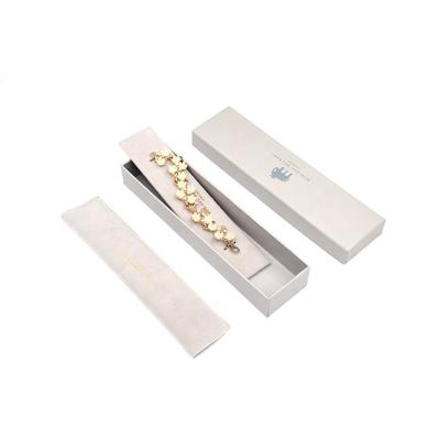 China Quality Body Jewelry Recyclable Cardboard Packaging Gray Removable Lid Rigid Gift Boxes With Custom Logo for sale