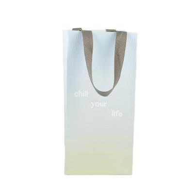 China Luxury Recyclable Mascara Paper Shopping Bags With Custom Logo Recyclable Gift Packaging Paper Bag For Perfume for sale