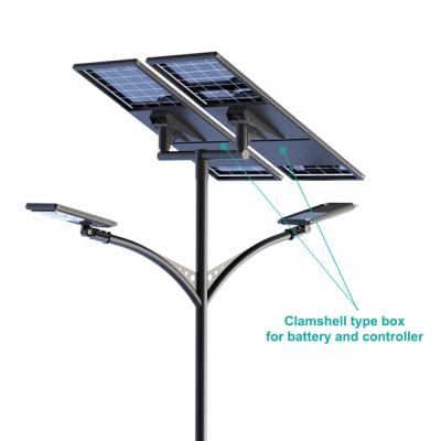 China Semi-separate type Semi-separate type solar street light with 100% waterproof 120w 20000Luminous led for sale