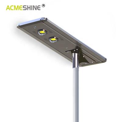 China HIGH EFFICIENCY 80W COB All In One ROAD Led Solar Power Outdoor Lighting Street 10m Pole for sale