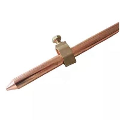 Cina Electroplating copper earth rod A Copper Weld Steel Ground Rod Copper Bonded Steel in vendita