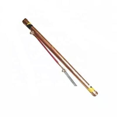 Cina Certificated Copper bond Threaded Earth Rod For Sale in vendita