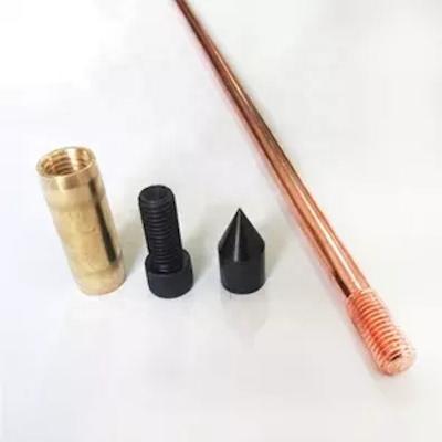 Cina 50Micro to 254Micron Copper earth rod for Earthing and lighting protection system in vendita