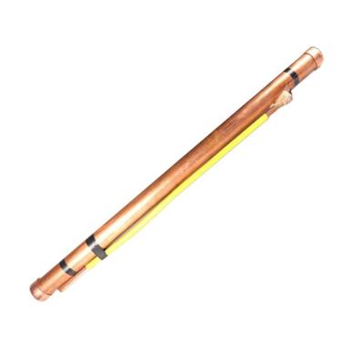 Cina High Voltage Grounding Copper Earth Rod Electrode Solid chemical Ground Electrodes in vendita