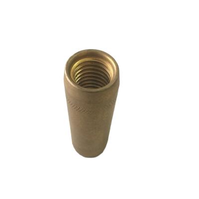 中国 Earthing clamp Brass Ground Rod Copper Clad Steel Earth Rod Ground rod coupler 販売のため