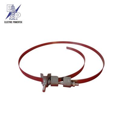 China Stainless Steel Down lead Clamp OPGW Fiber Optical Clamp guy wire or conductor clamp Te koop