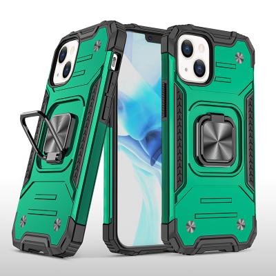 China Anti-drop Rugged Armor Case With Ring Holder Car Mount 360 Degree Rotation Case For iPhone 13 mini 13 pro for sale