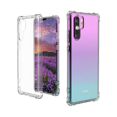 China Custom transparent cell phone case tpu slim shockproof phone case for Huawei P30 pro for sale