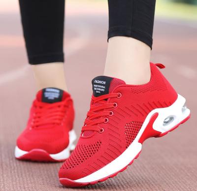 China Fashion Trend Women Casual Shoes Fashion Hollow Lace-Up Ladies Breathable Sports Sneakers for sale