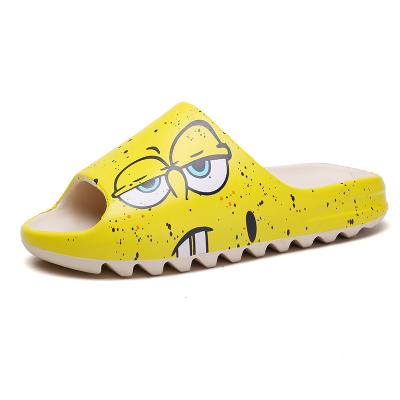 China Cheap Anti-skid Unisex Designer Waterproof PVC Men Slipper Yeezy Slips For Men Yeezy Slippers for sale