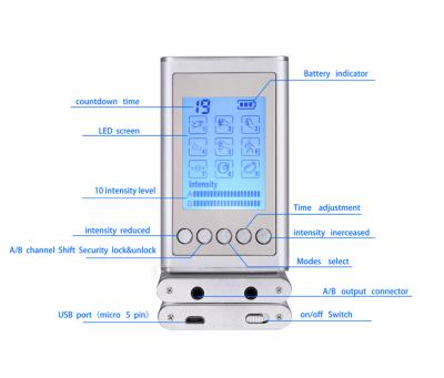 China Body Profesional Body Pain Relief Therapy Device EMS Muscle Stimulator Machine Ten Unit for sale