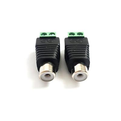 China Power Screw Lock Avoid Soldering Audio RCA Connector Female for sale