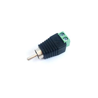 China Power Screw Lock RCA Free Solder Male Connector for sale