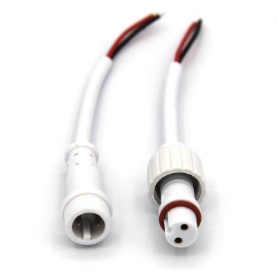 China Low Voltage Power LED Connector 2 Pin Plug Cable Waterproof Connector for sale