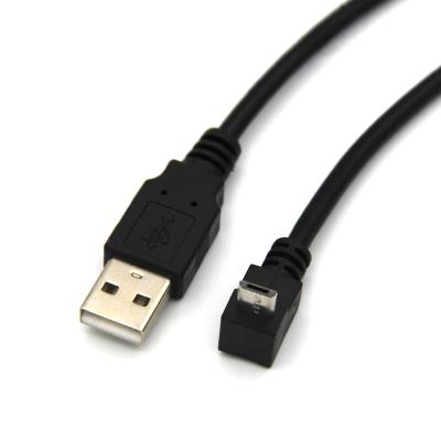 China 2464 Factory USB A Male To Up Angled Micro USB Cable for sale