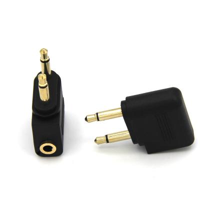 China For Airplane OEM Factory Supply 1 Into 2 3.5mm Jack Audio Adapter for sale