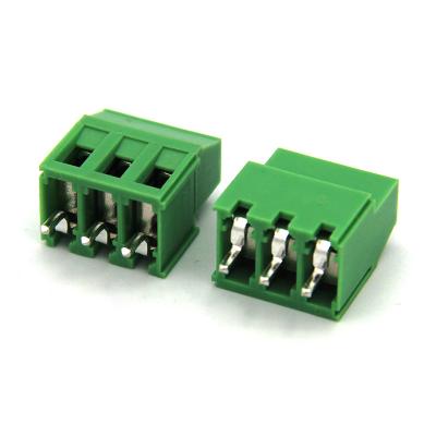 China Low Cost 5.08mm Pitch 3 Pin Electric PCB Screw Terminal Block PA66 Connector for sale