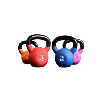 China China Factory Supply Anti-Slip Cast Iron Weight Strength Training Free Dipping Neoprene Kettlebell for sale