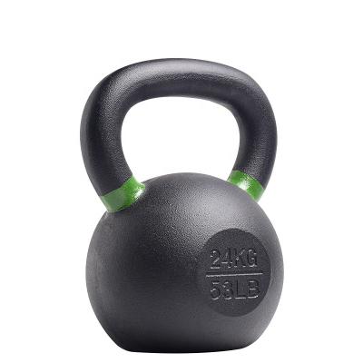 China Factory Outlet Durable Wholesale Powder Coated Cast Iron Kettlebell Weightlifting Strength Training Fitness for sale