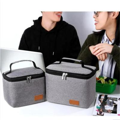 China Portable Picnic Thermal Food Bag Cooler Insulated Lunch Box Insulated Fresh Storage Organizer for sale