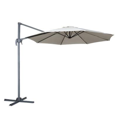 China Push Button Tilt And Crank System Patio Cantilever Pagoda Parasol Wind Proof Umbrella for sale