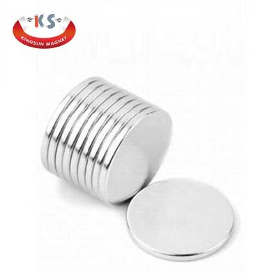 China Small Industrial Round Neodymium Magnet N35 N42 N52 Disc Neodymium Magnet 8x3 Mm for sale