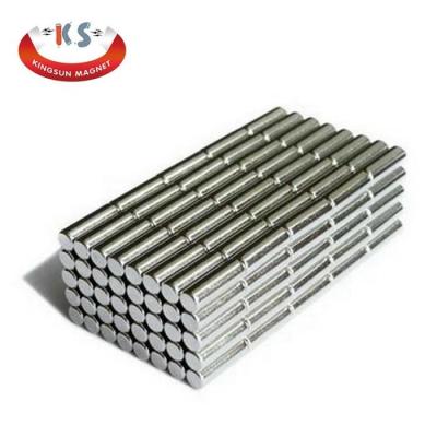 China Industrial Magnet Strong Sintered NdFeB / Neodymium Cylinder Magnet 5 X 6MM for sale