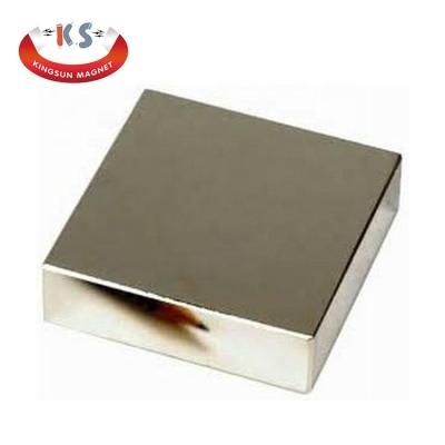 China Super Strong Neodymium Block Magnet 50x50mm Industrial Stock Magnet Large Cheap Price N35 N42 N52 for sale