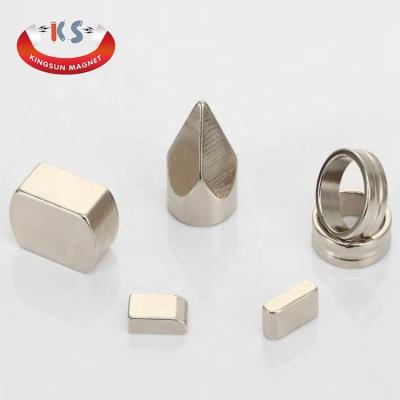 China Industrial Magnet Cheap Price Gold Manufacturer OEM Customized Irregular Shaped Neodymium Magnets for sale