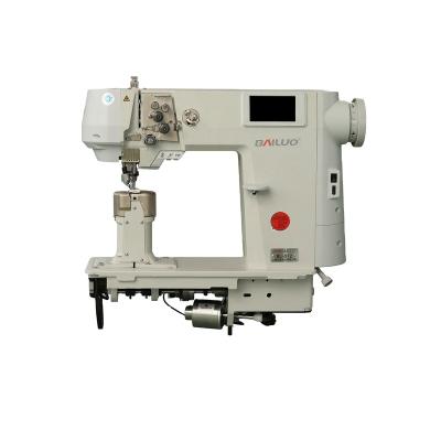 China Shoe making industry BL-572a high quality automatic double needle lockstitch direct-drive sewing machine for sale