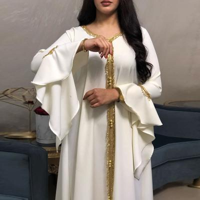 China Solid color long traditional muslim dress women abaya polyester clothing&accessories islamic arab for sale