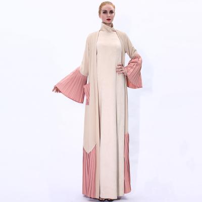 China Open front dresses abaya women muslim dress borka muslim dresses open front dress for sale