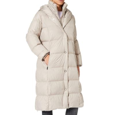 China Wholesale Fashion Waterproof Women's Long Stripper Jacket High Quality Lady Down Jacket for sale