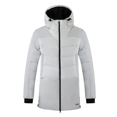 China Wholesale High Quality Breathable Snow Duck Down Jacket Women White Winter Stripper for sale