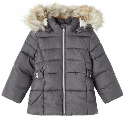 China Promotion Hot Sale Girl's Jacket Kids Breathable Jacket With Padding With Hooded Fur for sale